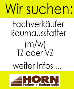 Bild Fachverkäufer/Raumausstatter gesucht Horn Parkett & Bosenstudio